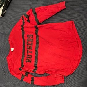 Victoria’s Secret VS pink Rutgers varsity red top